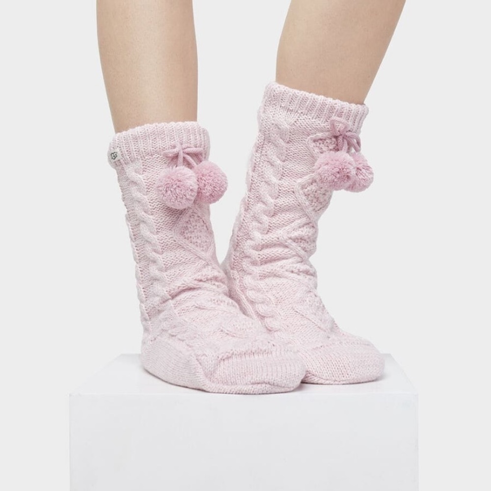 NWOT UGG | Pom Pom Fleece Sleppers Socks